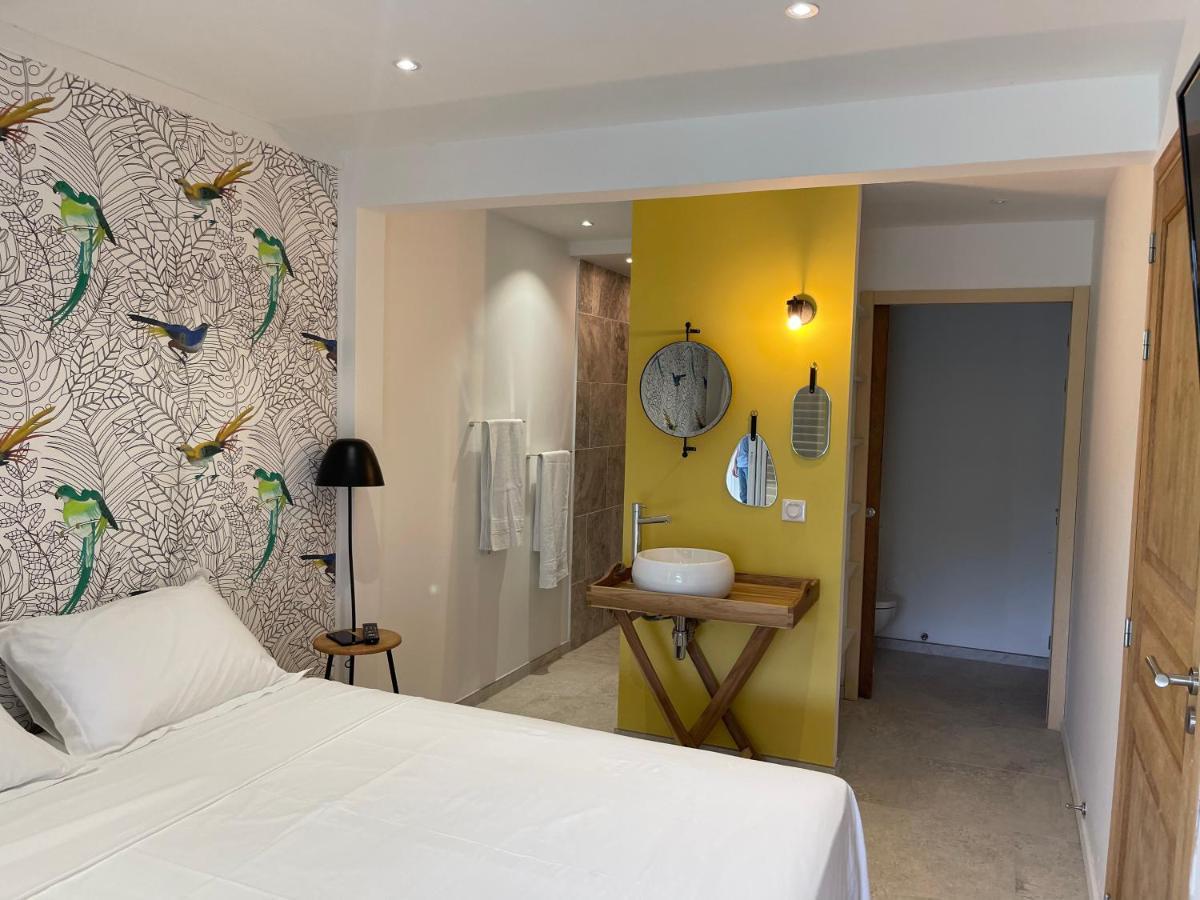 לה פראנסז Les Appart Villa Sunbay Caraibes Avec Piscine Privative Vue Mer Et Montagne מראה חיצוני תמונה