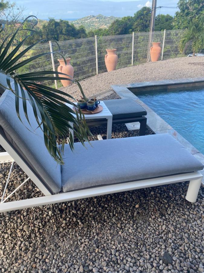 לה פראנסז Les Appart Villa Sunbay Caraibes Avec Piscine Privative Vue Mer Et Montagne מראה חיצוני תמונה