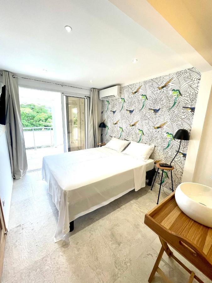 לה פראנסז Les Appart Villa Sunbay Caraibes Avec Piscine Privative Vue Mer Et Montagne מראה חיצוני תמונה