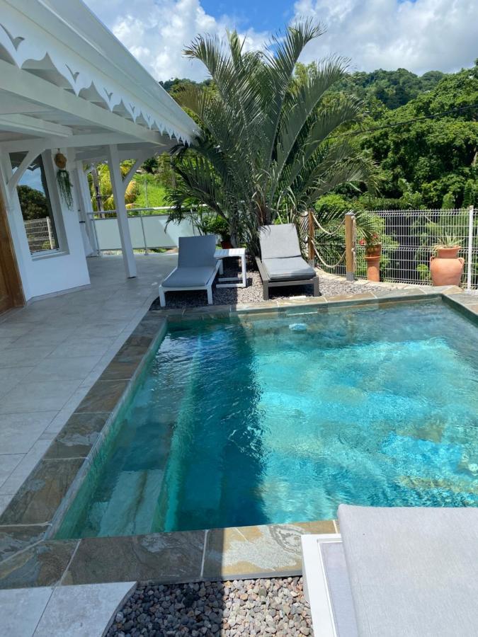 לה פראנסז Les Appart Villa Sunbay Caraibes Avec Piscine Privative Vue Mer Et Montagne מראה חיצוני תמונה