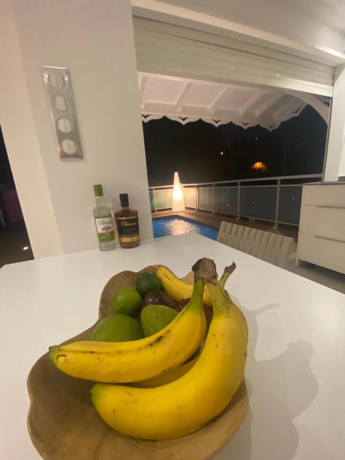 לה פראנסז Les Appart Villa Sunbay Caraibes Avec Piscine Privative Vue Mer Et Montagne מראה חיצוני תמונה