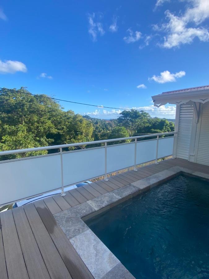 לה פראנסז Les Appart Villa Sunbay Caraibes Avec Piscine Privative Vue Mer Et Montagne מראה חיצוני תמונה